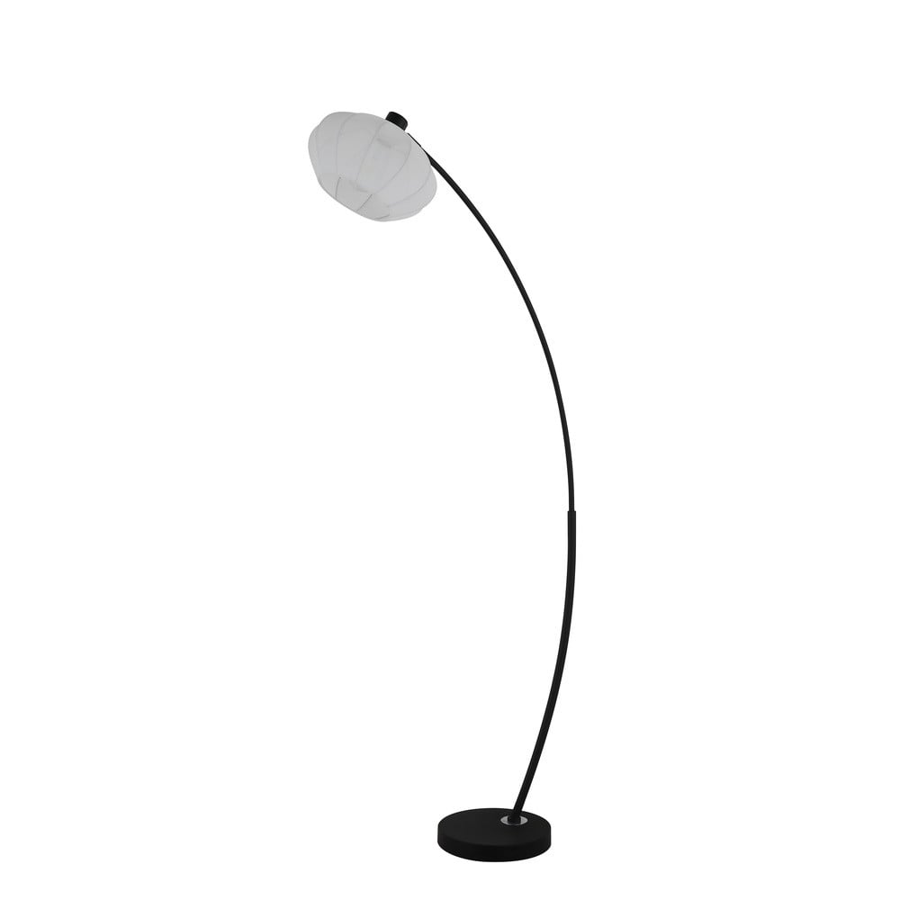 Searchlight Radiant vloerlamp met kap zwart metalen modern design