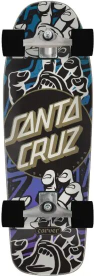 Santa Cruz Skateboards Cruiser Board Santa Cruz 80s Rider Handled Dot (30.25" - Schwarz)