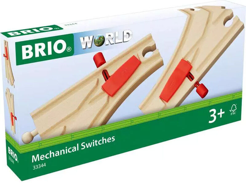 Coffret World : Aiguillages mécaniques 144 mm - BRIO