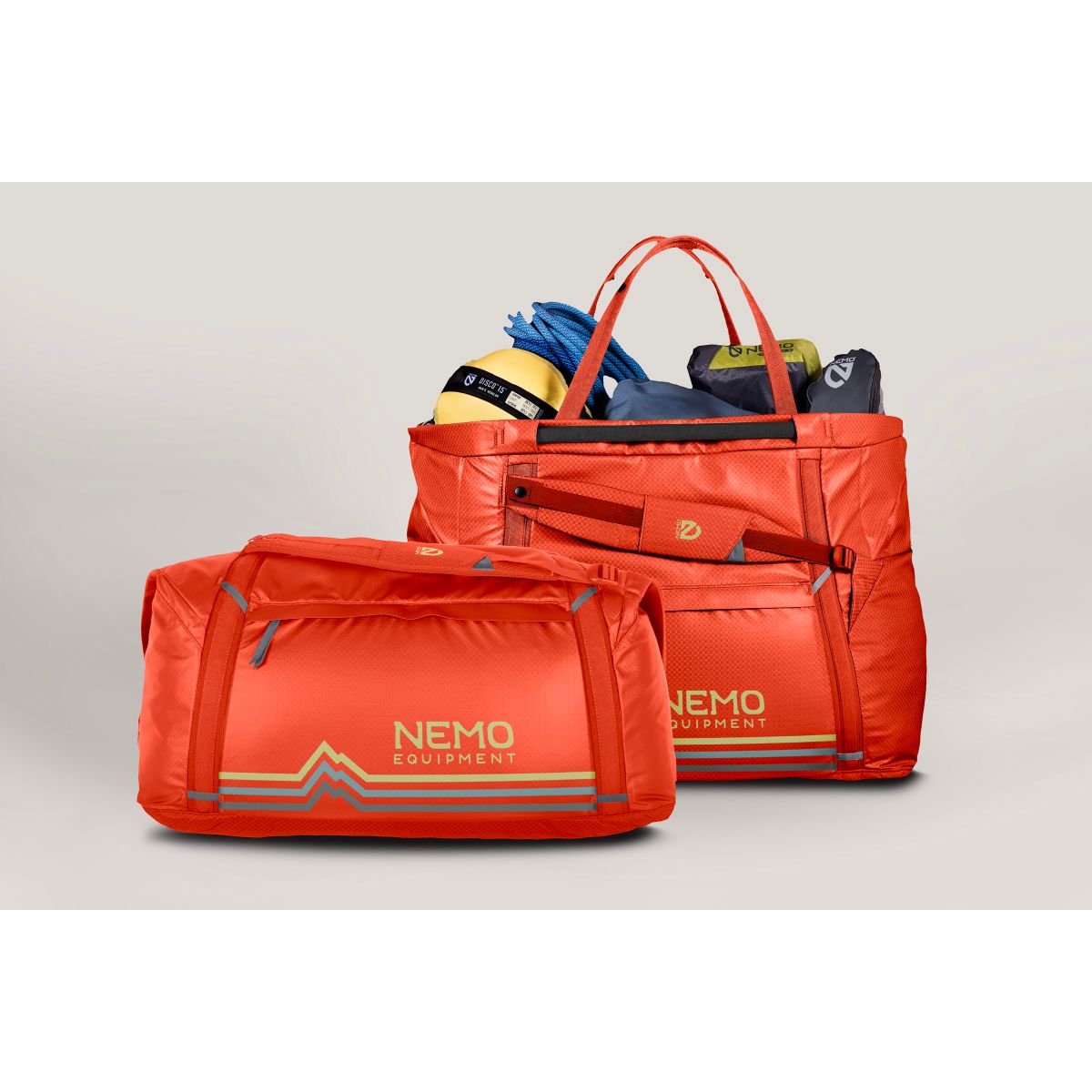Nemo Double Haul Convertible Duffel 100L spicy orange 811666037381