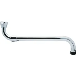 Auslauf ausziehbar Messing verchromt flachdichtend 3/4'' x 280 - 480 mm