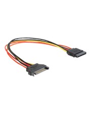 Delock Spannungsversorgungs-Verlängerungskabel 15 PIN SATA Power M W 30 cm (60131)