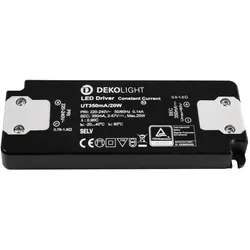 Deko-Light Netzgerät CC DC FLAT IP20 UT 350mA 20W