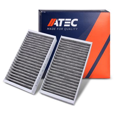 Atec Innenraumfilter (Pollenfilter) mit Aktivkohle 2-er [Hersteller-Nr. 40668663] für Mercedes-Benz