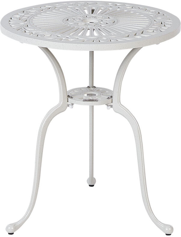 Astoria Grand Hewett Round Outdoor Bistro Table - 24 cm W 24 cm D White