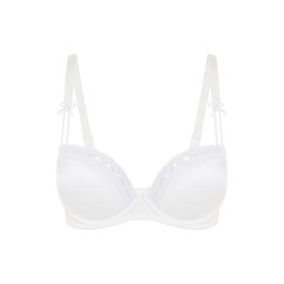 Dirndl-BH SUSA "Push Up Dirndl BH Wiesn Zauber", Damen, Gr. 85, Cup A, beige (ivory), Stoff, Obermaterial: 80% Polyamid PA. 10% Elasthan EL. 10% Baumwolle CO., BHs Dirndl-BH