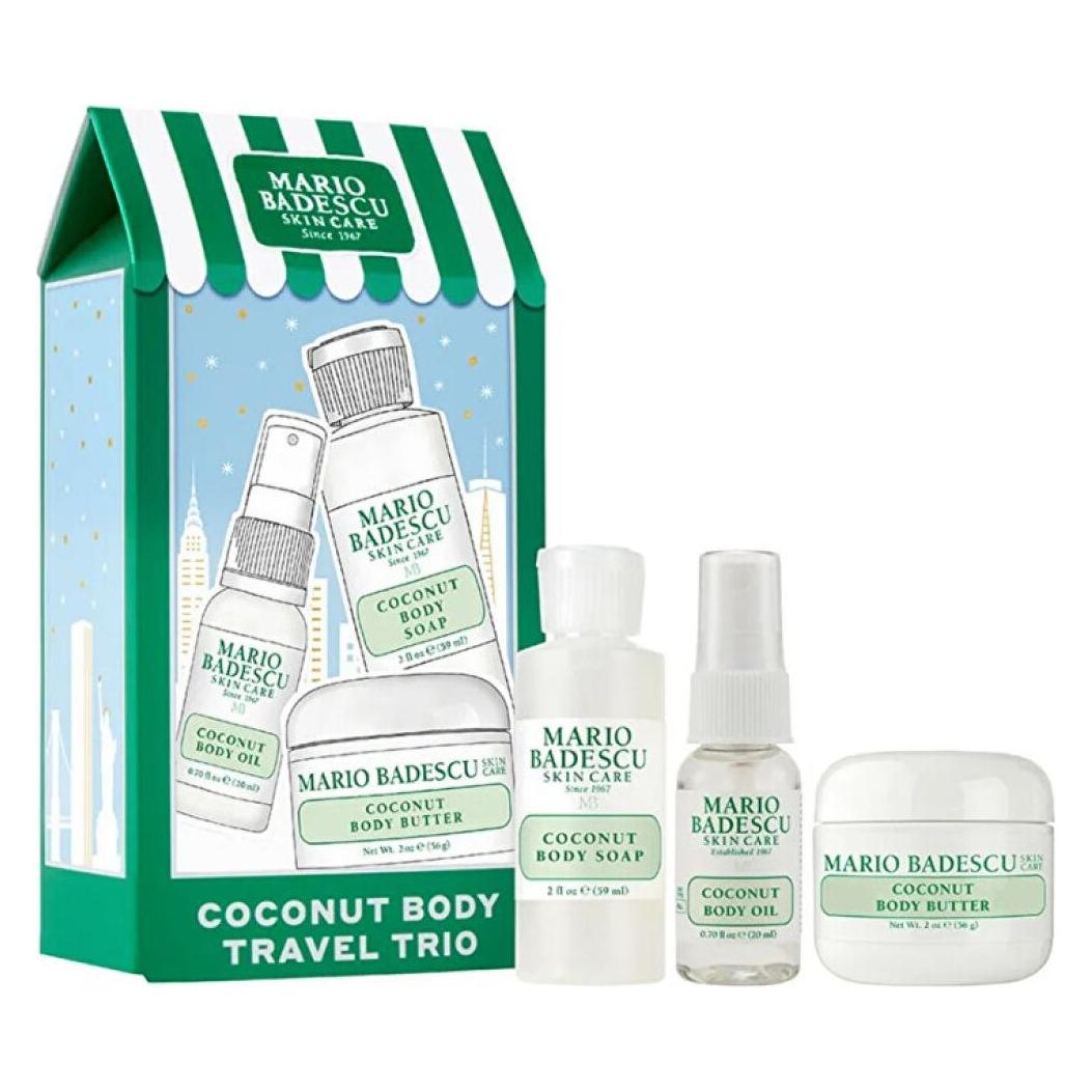Mario Badescu Coconut Body Travel Trio - perfekt für die Feuchtigkeitspflege unterwegs (Körperpflegeset) (52728942)