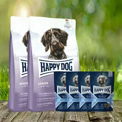 Happy Dog Fit & Vital Senior 2 x 12 kg + Happy Dog Care Snack Arthro Fit 4 x 100 g *geschenkt*