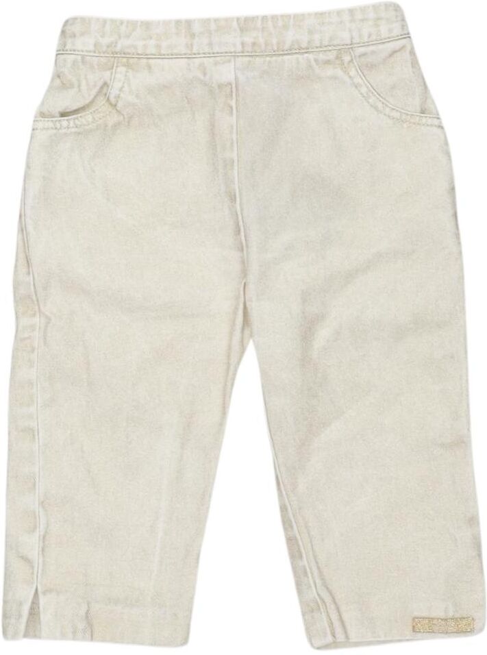 Lili Gaufrette Mädchen Jeans, Beige, Gr. EU 68, Baumwolle - Second Hand