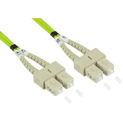 Alcasa LW-8005SC5 InfiniBand/Glasfaserkabel 0,5 m SC Grün