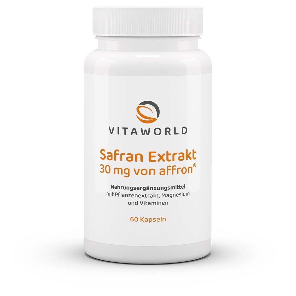 Safran Extrakt 30 mg Kapseln 60 St