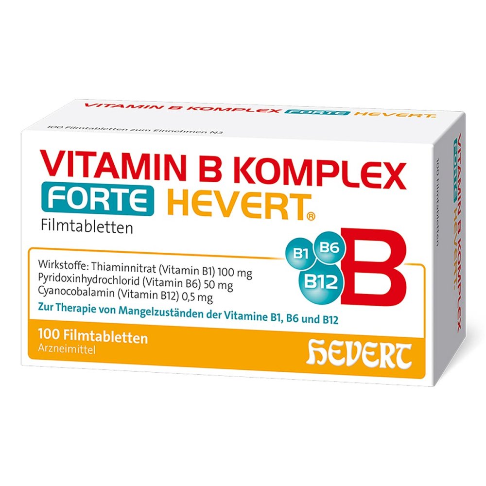 Hevert-Arzneimittel GmbH & Co. KG Vitamin B Komplex forte Hevert Tabletten 05003931