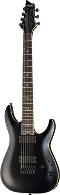 Schecter C-7 SLS Evil Twin SBK Noir mat