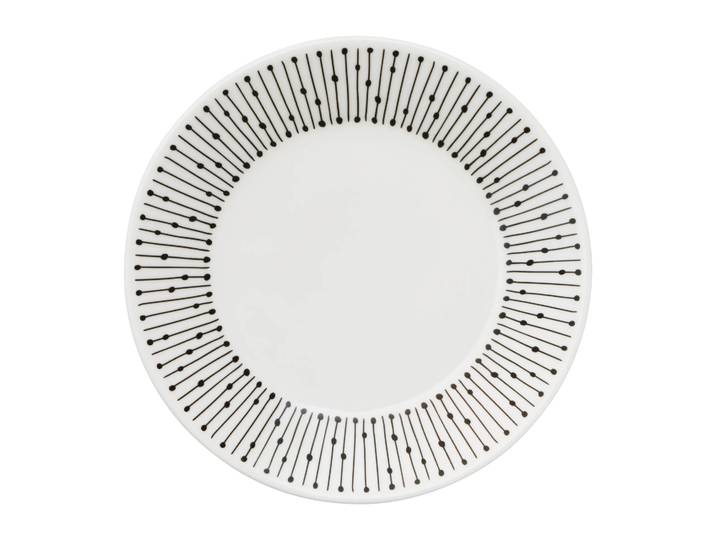 Arabia Plat Mainio Sarastus Ø11,5 cm Noir-blanc