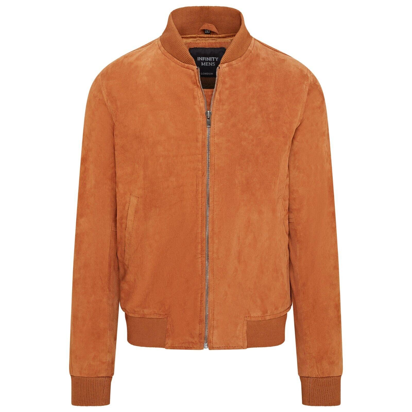 Weiche MA-1 Varsity Bomberjacke aus Ziegenwildleder f�r Herren - Dalian