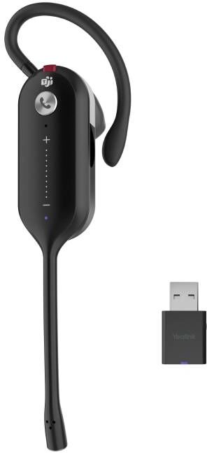 Yealink WH63 Portable Teams Casque sans-fil DECT avec dongle DECT et différentes options de port. Optimisé pour Microsoft Teams.