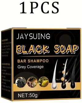 Uplift Essentials Polygonum Multiflorum Black Hair Shampoo Soap Anti Dandruff And Nourishing Repair Bar 1pc