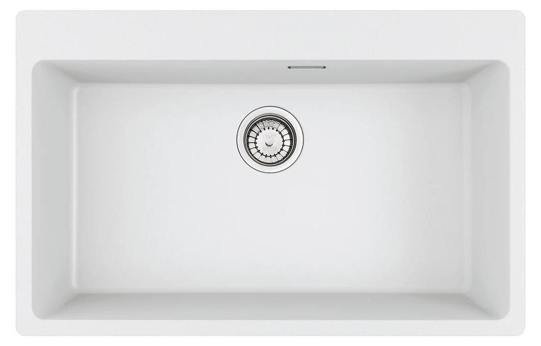 Franke Spülbecken Kng Pro 610-73 1 Becken Fragranite Weiß 790x510 mm