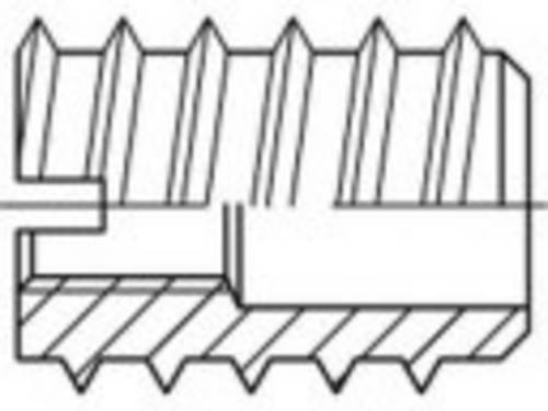 TOOLCRAFT TO-5454558 Einschraubmutter M5 DIN 7965 Messing 100St.