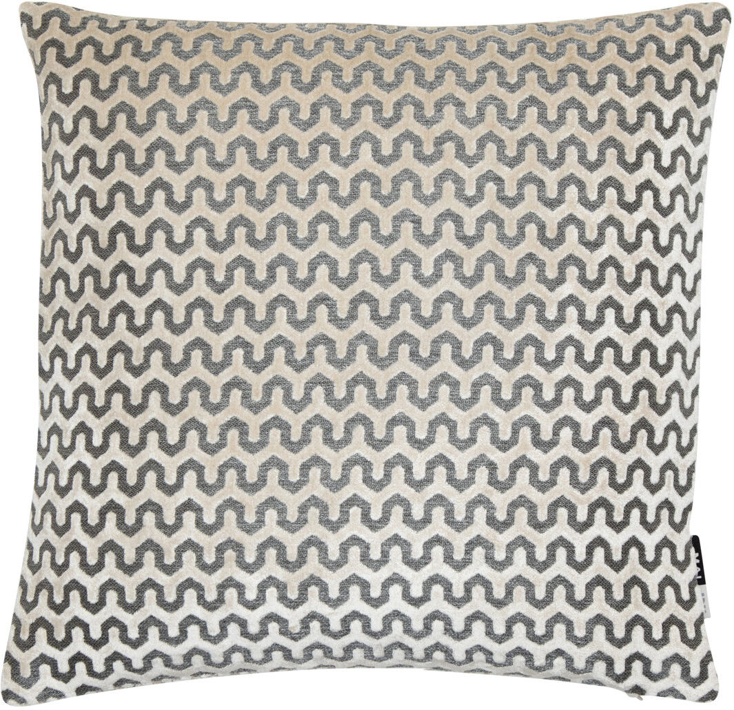 Malini Geometric Square Cushion Cream 43cm H x 43cm W x 16cm D