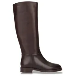 Wonders für Damen. C-7703 Leder-Stiefel Flash braun (41), Wohnung, Reißverschluss, Lässig