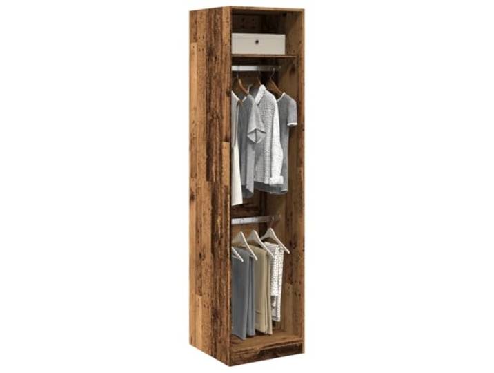 HKLGBVCR Kleiderschrank, altes Holz, 50 x 50 x 200 cm