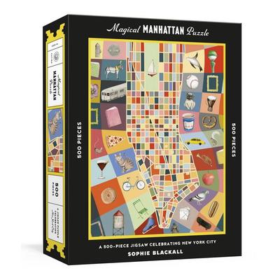 Magical Manhattan Puzzle: A 500-Piece Jigsaw Celebrating New York City: Jigsaw Puzzles for Adults and Kids, von Sophie Blackall, Anness Publishing,