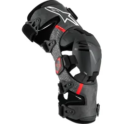 Alpinestars Supertech RK-10 Plasma, Knie Orthesen - Schwarz/Rot - M
