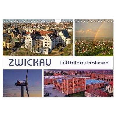 Zwickau - Luftaufnahmen (Wandkalender 2027 DIN A4 quer), CALVENDO Monatskalender