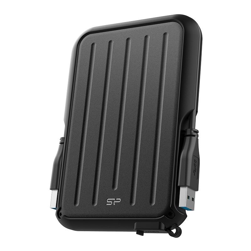 2TB Silicon Power External HDD Armor A66 6,4cm 2,5Zoll USB 3.2 IPX4 Black