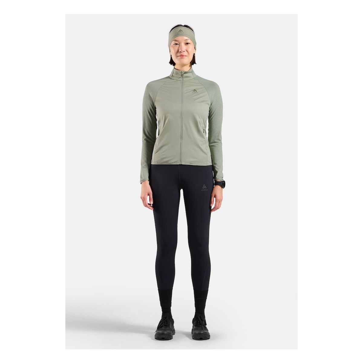 Odlo The Zeroweight Warm Hybrid Running Jacket 2.0 shadow (10876) S 315621-10876-S
