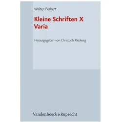 Burkert:Kleine Schriften X, Fachbücher von Walter Burkert
