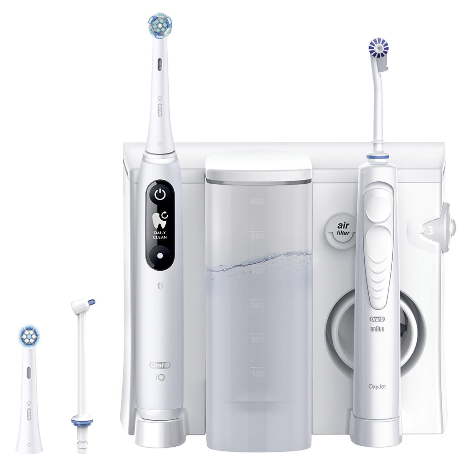 Oral-B Center OxyJet Reinigungssystem +Oral-B iO6 Munddusche 841204