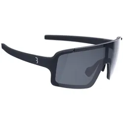 BBB, Unisex, Sportbrille, Chester (Black, Matt Black, Smoke), Schwarz, Grau