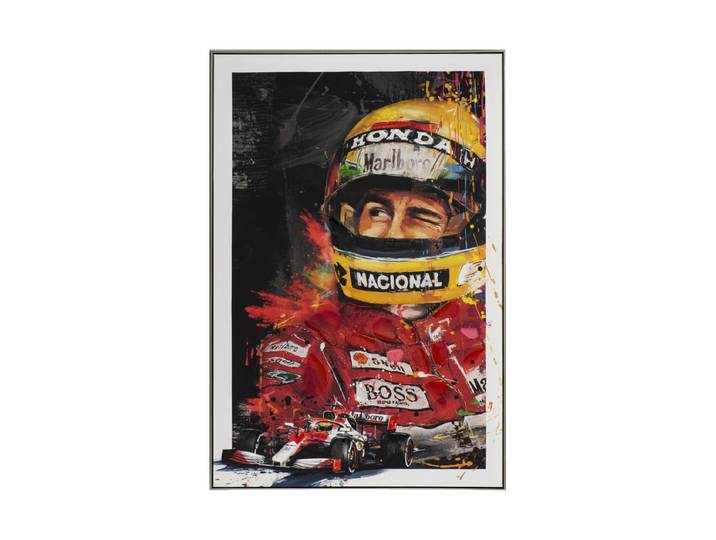 Handgemaltes, gerahmtes Bild „Grand Prix“ 82.5 x 122.5 cm Multicolor Crea Collection