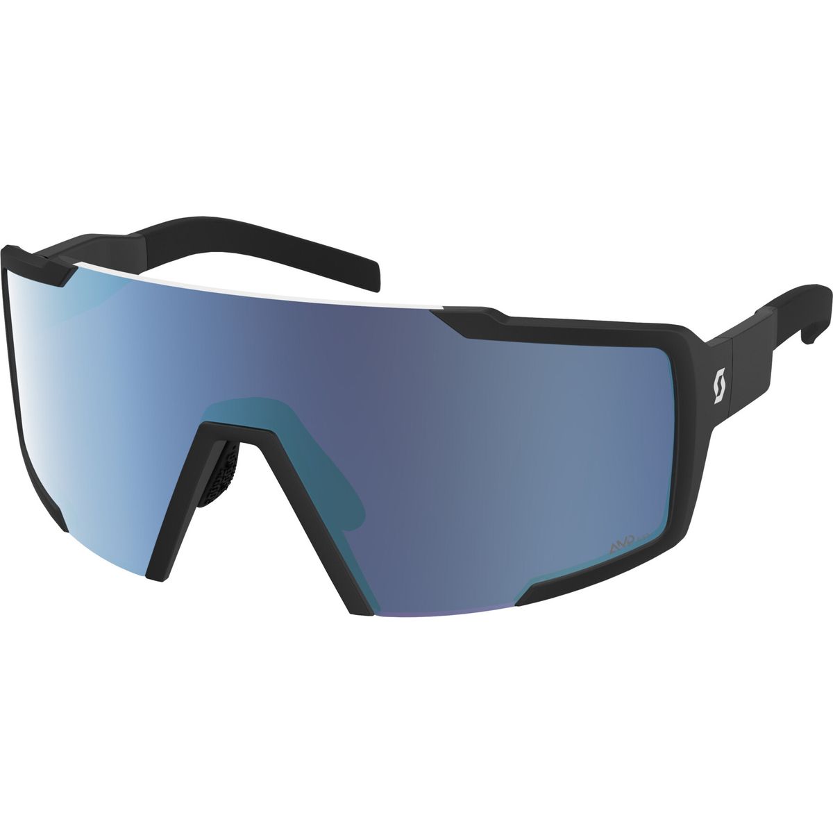 Scott Sunglasses Shield black / amp beryl blue chrome s3 (0001) 2753800001370