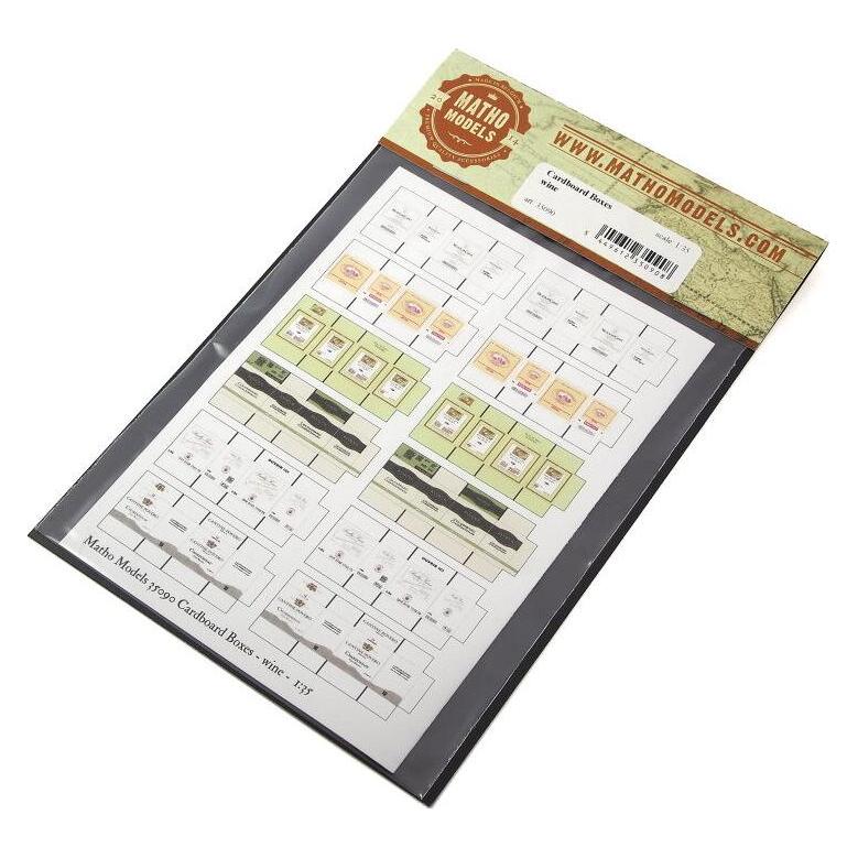 Matho Models Cardboard Boxes - wine (35090)