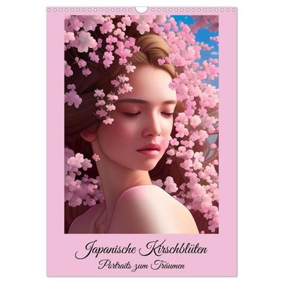 Japanische Kirschblüten - Portraits zum Träumen (Wandkalender 2027 DIN A3 hoch), CALVENDO Monatskalender