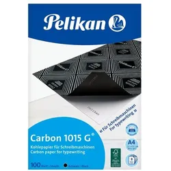 Pelikan Kohlepapier für Schreibmaschinen »Carbon 1015 G« 100 Blatt schwarz