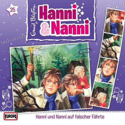 Folge 25: Hanni und Nanni auf falscher Fährte - Andre Minninger,Enid Blyton, Audio, 4064066628529