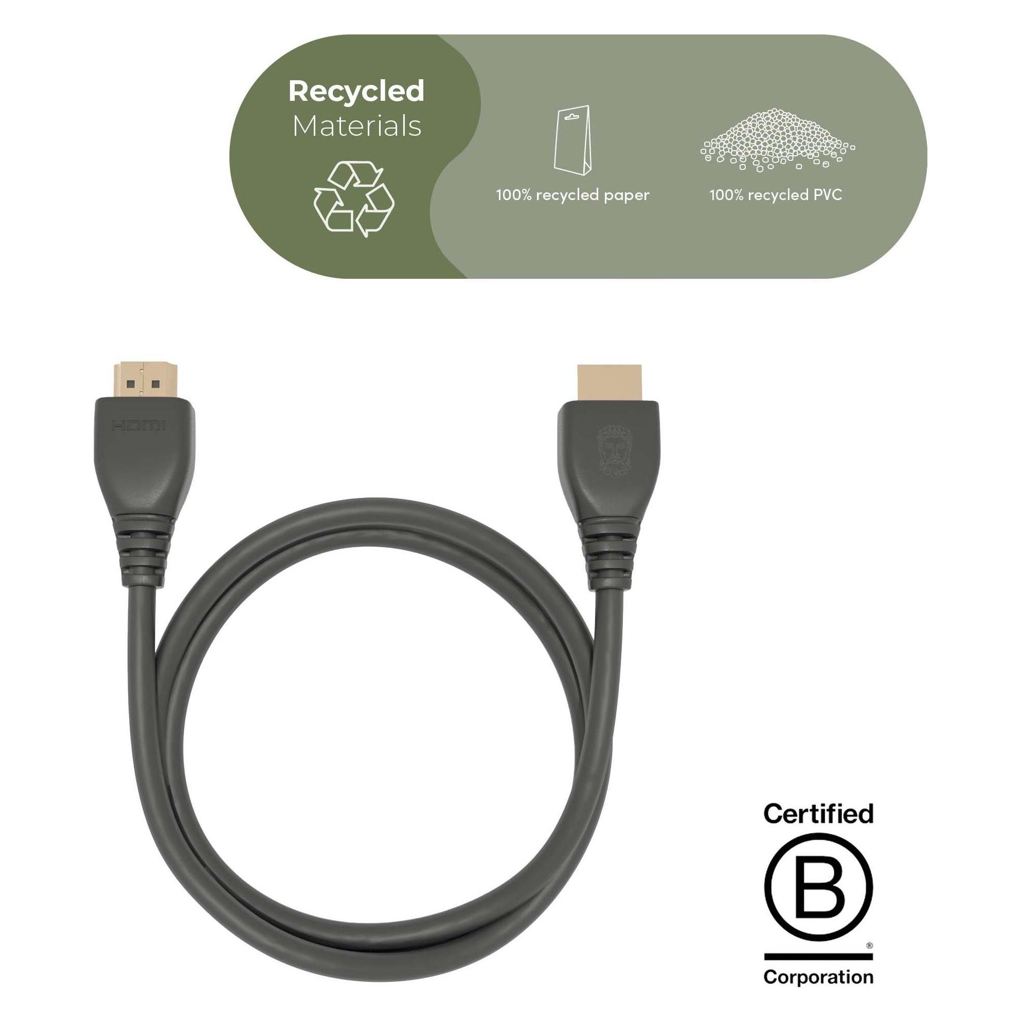 Essentials SSENTIALS Ultra High Speed 8K HDMI 2.1 Cable, 1m (1 m) (HC100-21-E)