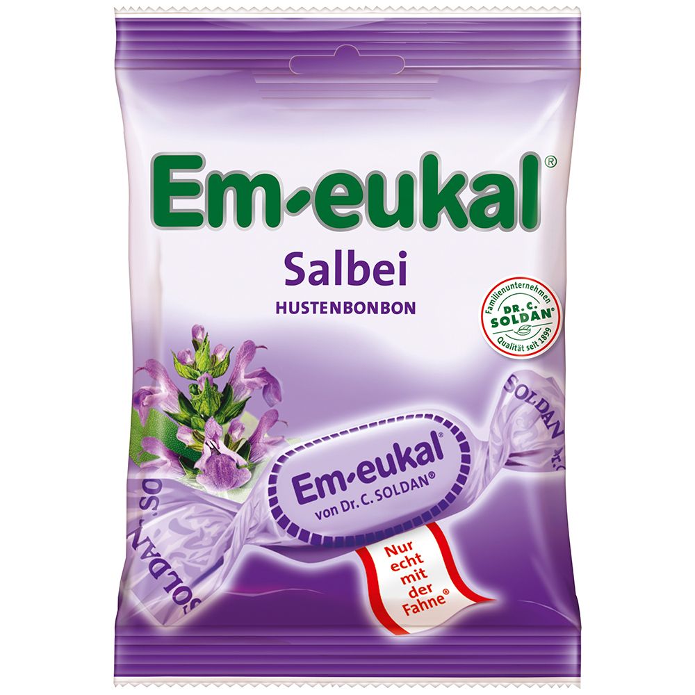 Em-Eukal Bonbons Salbei zuckerhaltig 75 g