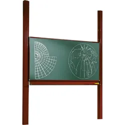 Pylonentafel mit einer Tafelfläche aus Stahl, Serie PY1 ST, grün