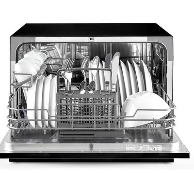 Klarstein Havasia UV 6 Geschirrspüler UV-Licht freistehend 1380W Schwarz