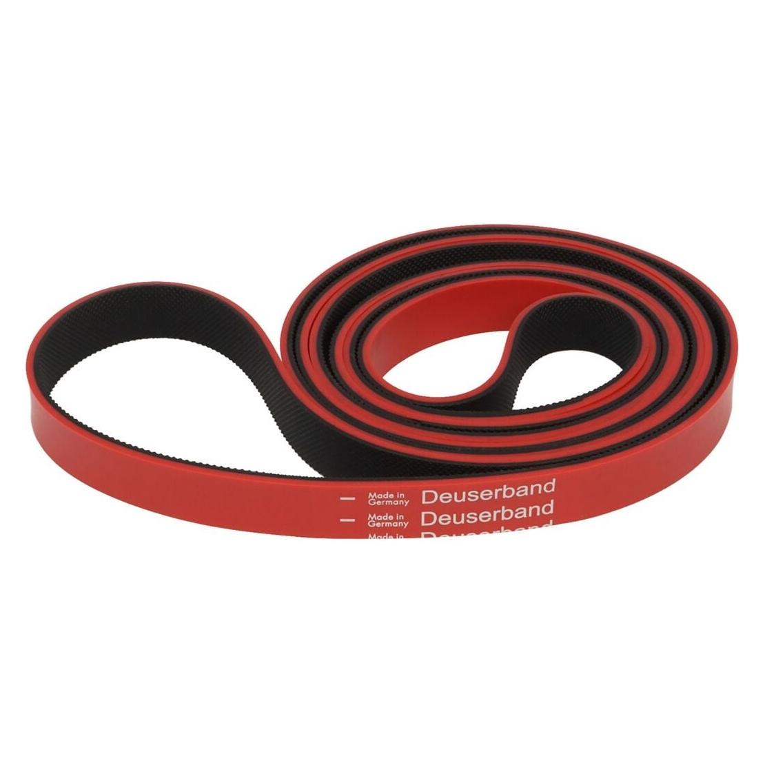 Deuser Sports Band Light, schwarz/rot (1 m) (SPT-21052)