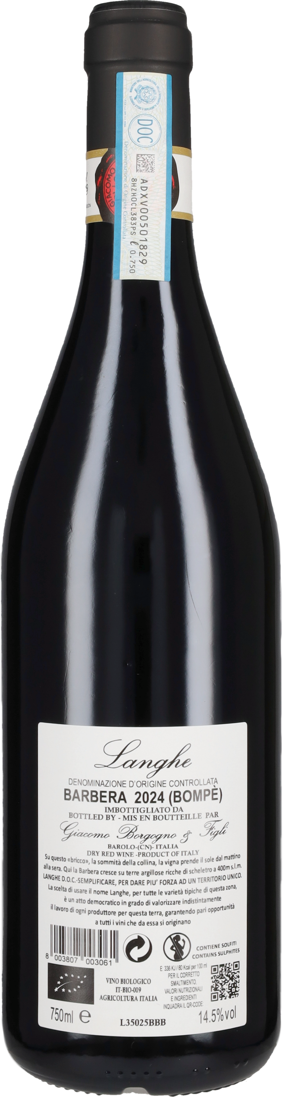 Borgogno Barbera 'Bompé' 2024