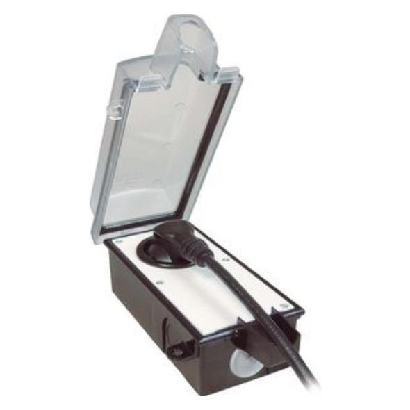Bachmann Aussensteckdose (1x, CEE 7/3) (9.243.491)