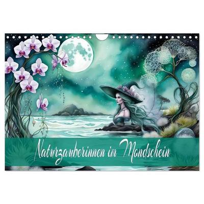 Naturzauberinnen im Mondschein (Wandkalender 2027 DIN A4 quer), CALVENDO Monatskalender