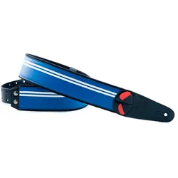 RightOn! Straps Mojo RACE-60 blue - Gitarrengurt