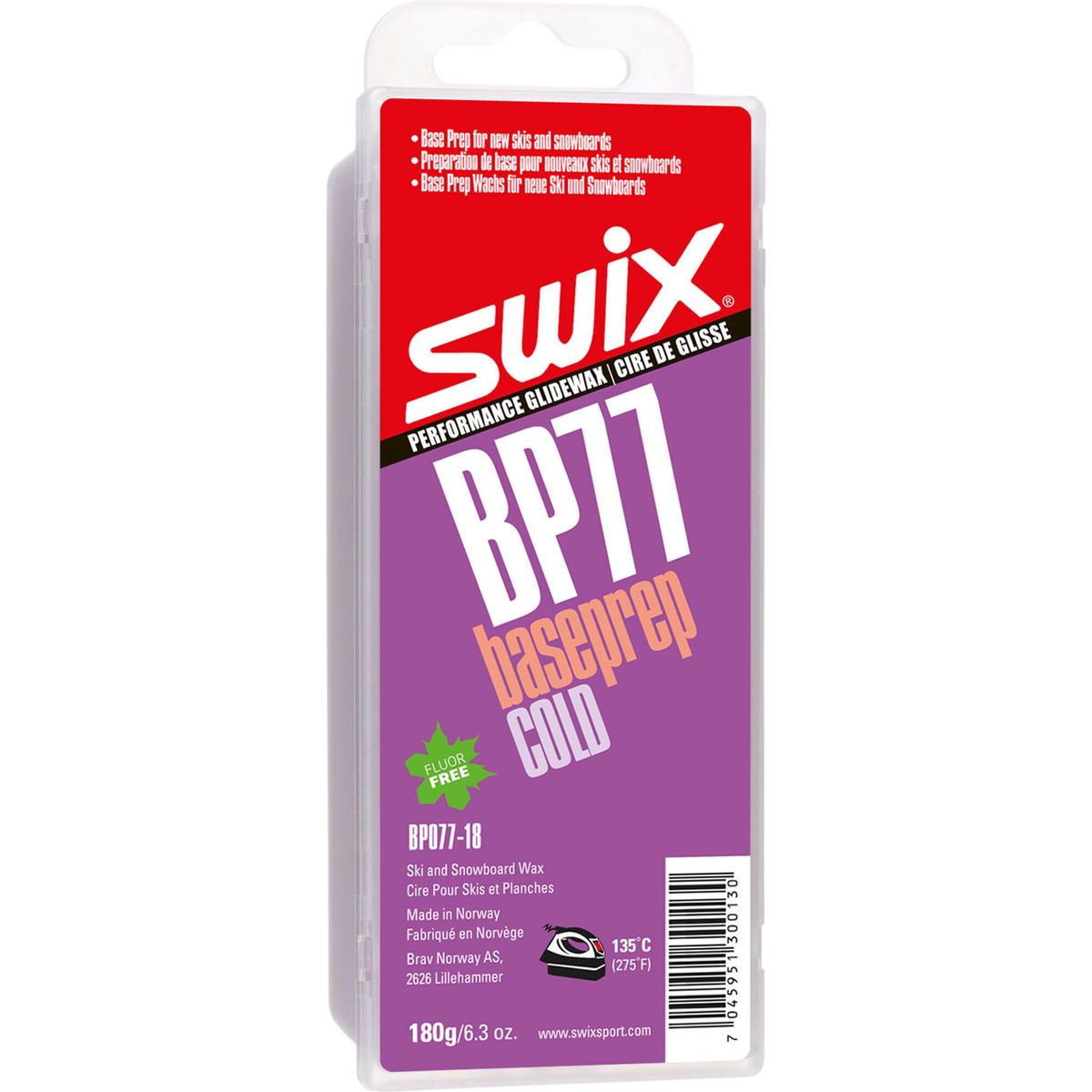 Swix BP77 Base Prep Hard, 180g neutral BP077-18